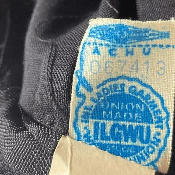 Jeunesse NY S VTG 10 Black Dress Set 1950s Day Suit Bow Volup Satin Shawl Collar - Picture 7 of 13